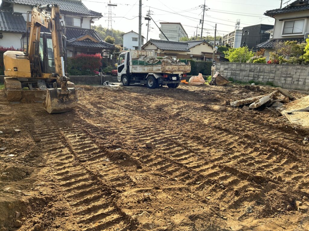 島根県松江市解体工事施工事例
基礎撤去