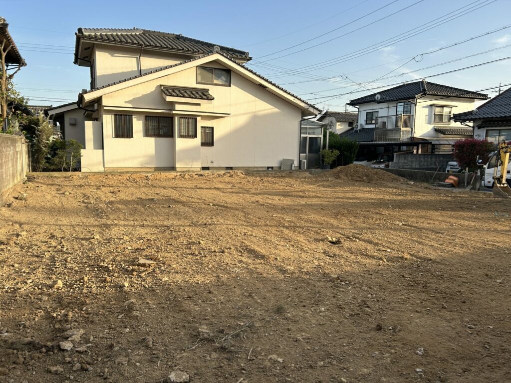 島根県松江市解体工事施工事例
整地作業